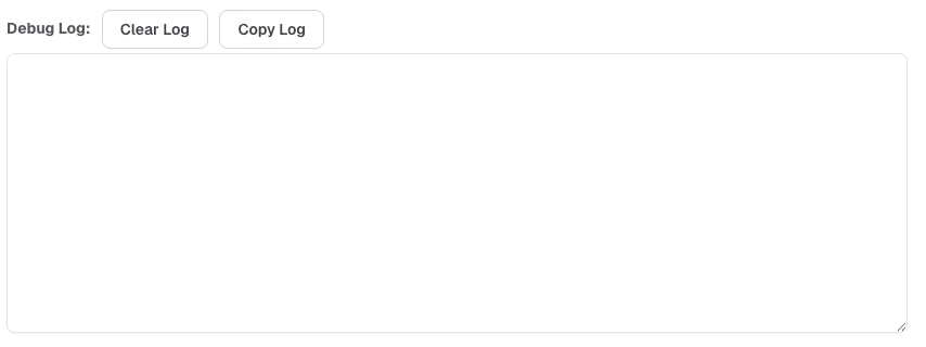 Debug log inside Miva admin
